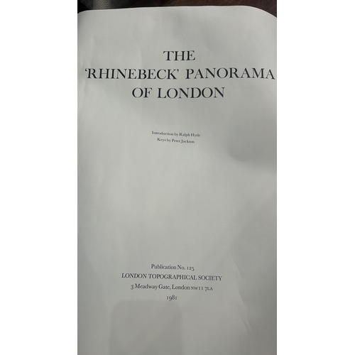 101 - The ‘Rhinebeck’ Panorama of London c.1810, large folio facsimile with introduction by Ralph Hyde and... 