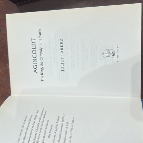 107 - Pair of military history volumes: Juliet Barker, “Agincourt: The King, the Campaign, the Battle” (Li... 