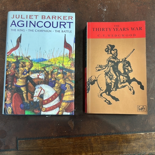 107 - Pair of military history volumes: Juliet Barker, “Agincourt: The King, the Campaign, the Battle” (Li... 