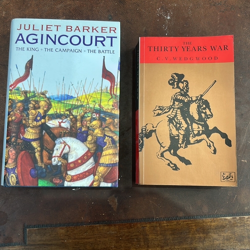 107 - Pair of military history volumes: Juliet Barker, “Agincourt: The King, the Campaign, the Battle” (Li... 