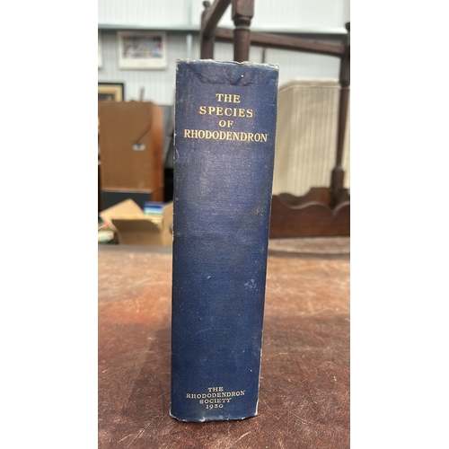118 - Botanical reference volume “The Species of Rhododendron”, published by The Rhododendron Society, Lon... 