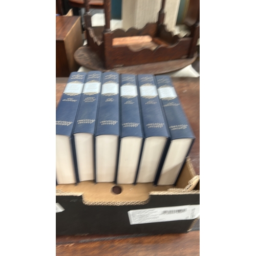 318 - Set of six Folio Society cloth-bound volumes from the series “A History of England”: Early Medieval ... 