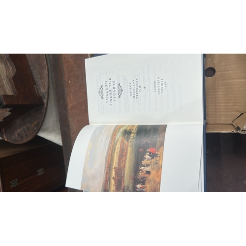 318 - Set of six Folio Society cloth-bound volumes from the series “A History of England”: Early Medieval ... 