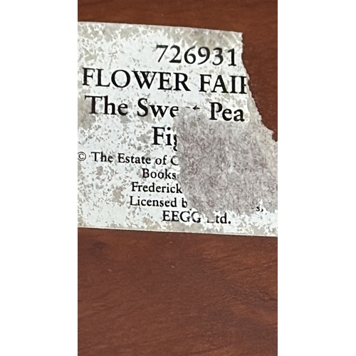 352 - Set of three figural ornaments: Italian “Depose Italy” painted composition figures of a barefoot gir... 