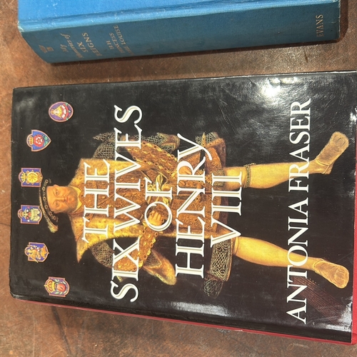 401 - Set of 5 scholarly volumes on British royalty: Fraser’s “The Six Wives of Henry VIII” and “Mary Quee... 