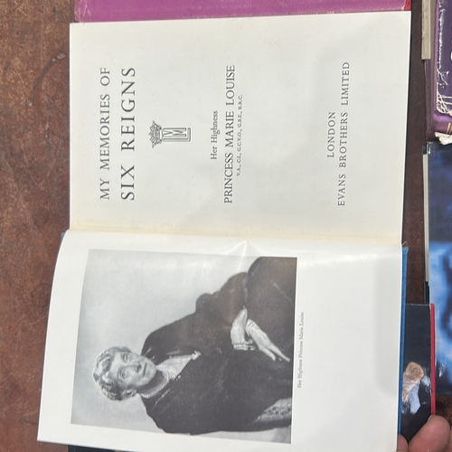 401 - Set of 5 scholarly volumes on British royalty: Fraser’s “The Six Wives of Henry VIII” and “Mary Quee... 