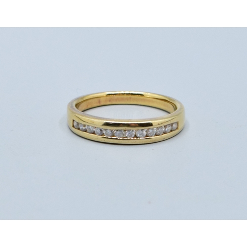 262 - 925 silver gilt white gem set Bracelet and ring size P