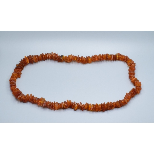 270 - Natural Baltic Amber necklace 75grams