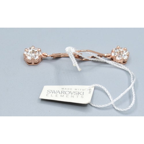 28 - New with Tag 925 silver/gold made for Swarovski pendant necklace a pair of similar made for Swarovsk... 