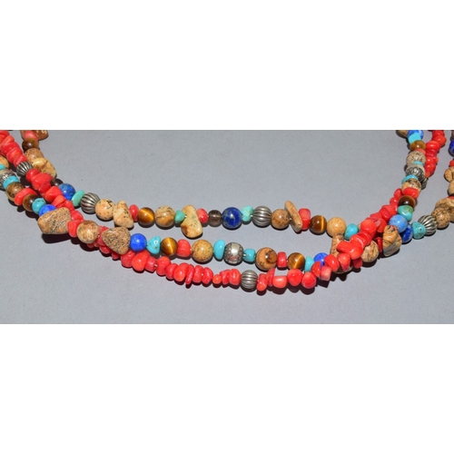 839 - Collection of Native American jewellery to include silver some by Carolyn Pollack and Navajo tribe