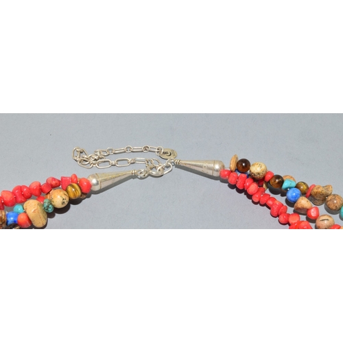 839 - Collection of Native American jewellery to include silver some by Carolyn Pollack and Navajo tribe