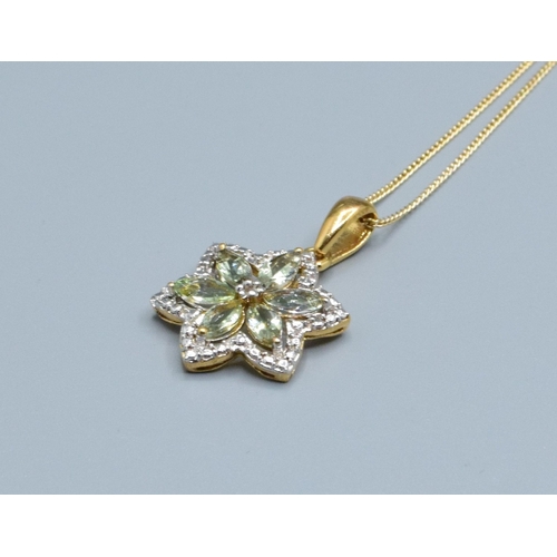 787 - New with tags a 925 silver pendant necklace on a 925 silver chain of 42cm long together with New wit... 