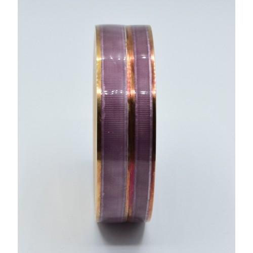 852 - French silver gilt and Enamel Art Nouveau pot. Makers mark for Edmond Flamme plus English import mar... 