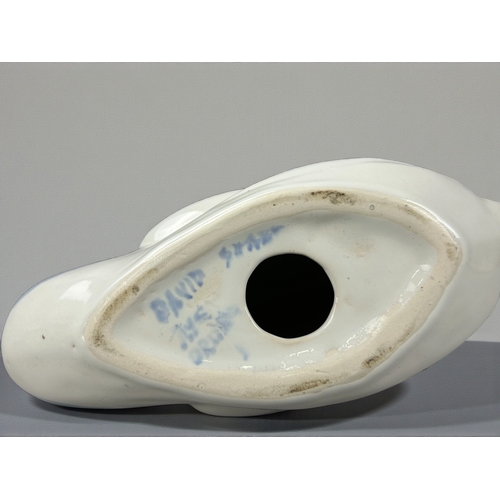 David Sharp for Rye pottery Swan figure.