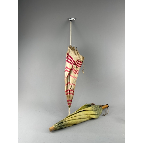 A pair of vintage parasols