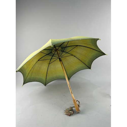 A pair of vintage parasols