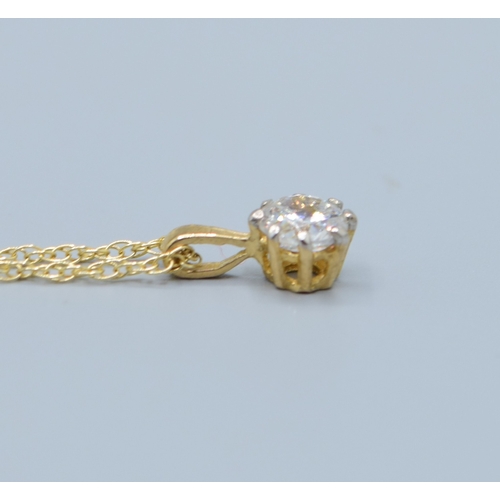 502 - 9ct gold suite of jewellery a 9ct gold clear gem set pendant necklace and 9ct gold chain together wi... 