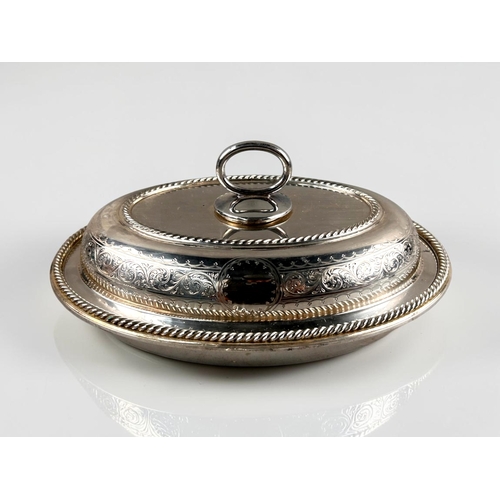 146 - A collection of good quality silver plate.Including an Elkington & Co serving dish, unmarked dec... 