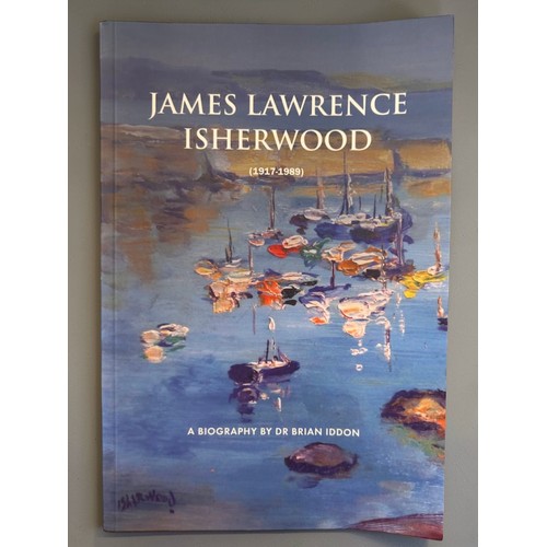 23 - James Lawrence Isherwood, British (1917-1918).Untitled oil on board, impressionist seascape in the '... 