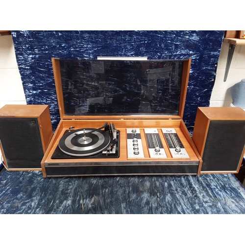 Decca sound compact 3 record player and speakers