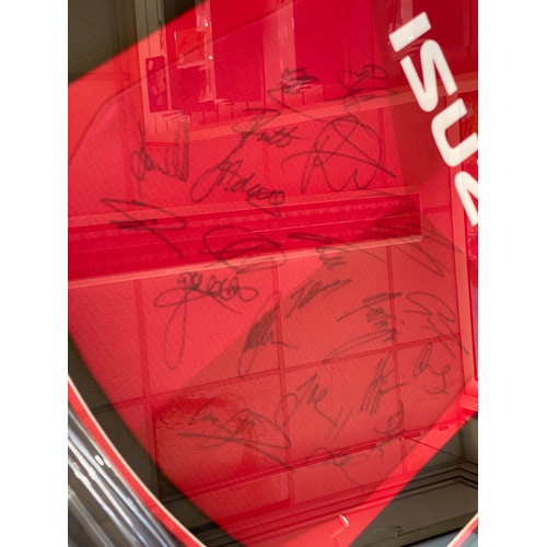 15 - 2020 Welsh Rugby Squad shirt - A chance to own a framed signed jersey by the WRU Welsh National Rugb... 