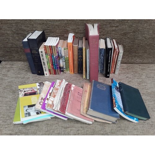 18 - Collection of books on Wales and novels including pride and prejudice