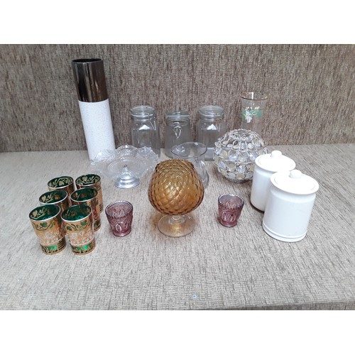 44 - Selection of of Home and kitchen jars and vases