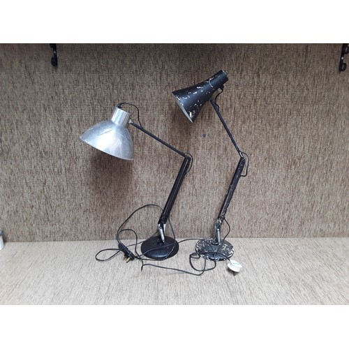 3 - Two angle-poise lamps