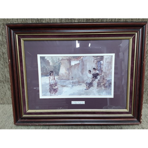 114 - Sir William Russel Flint print of three ladies 25