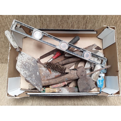 250 - Box of mixed builders tools