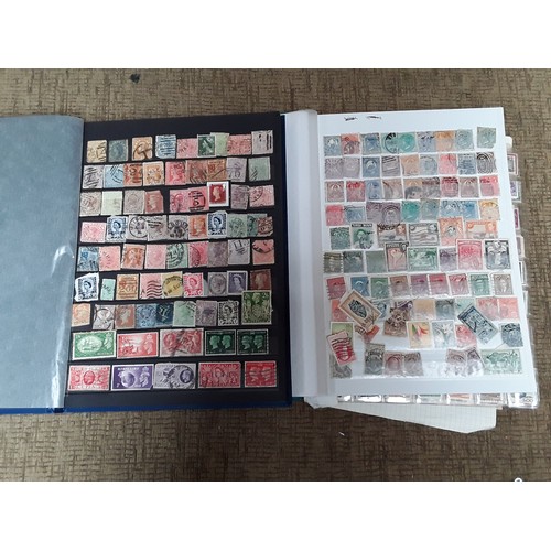 712 - Two books of British and foreign stamps including queen Victoria