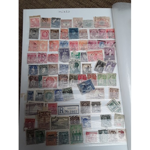 712 - Two books of British and foreign stamps including queen Victoria