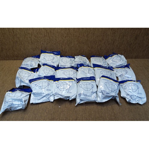 89 - Approx 180 three dimensional protective respirators.