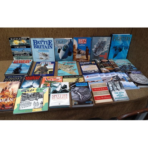 137 - Large quantity of military and war books.