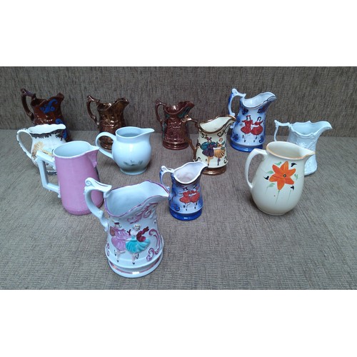 146 - Collection of collectable stoneware jugs including Paisley Game series.