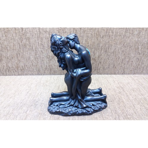 741 - Resin Statue of loving couple 29cm.