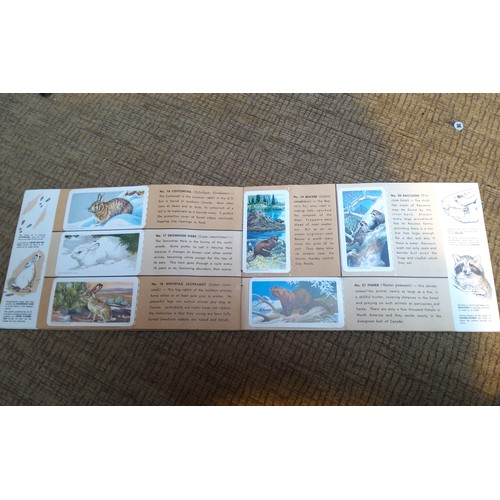 732 - Album of tea cards, Two North American Brooke bond Albums (Full set's) Cross & Blackwell Butterflies... 
