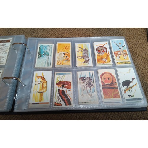 732 - Album of tea cards, Two North American Brooke bond Albums (Full set's) Cross & Blackwell Butterflies... 