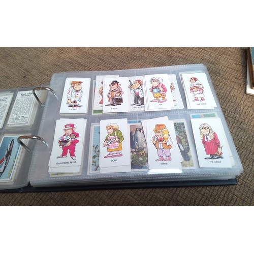 732 - Album of tea cards, Two North American Brooke bond Albums (Full set's) Cross & Blackwell Butterflies... 