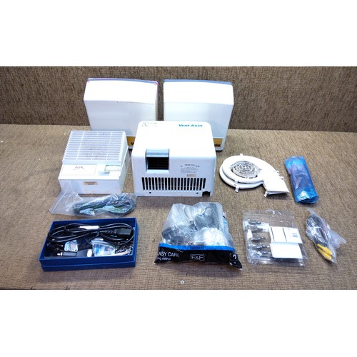 262 - Four toilet electric hand driers.