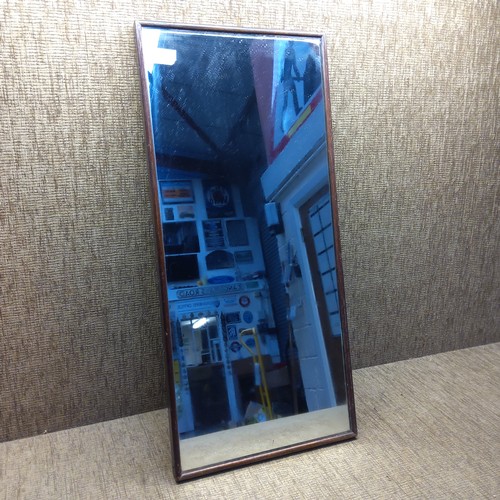284 - Vintage mirror 75cm x 34cm.