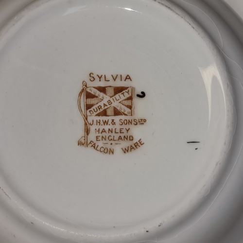 314 - Collection of ceramics including Royal Albert Old country roses vase and some German pottery.