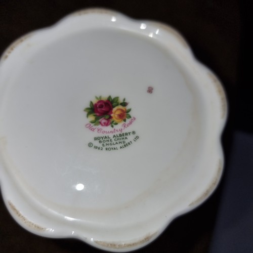 314 - Collection of ceramics including Royal Albert Old country roses vase and some German pottery.