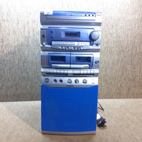 223 - Goodman's karaoke system.