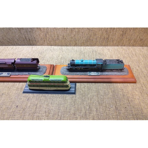 803 - Steam Memories hand-painted model steam trains.