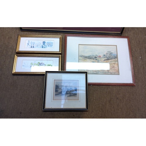 386 - Selection of art prints and Lithographs including Glyn Whiting.