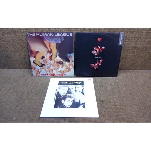 3 - The Human League ‎– Reproduction. 
Depeche Mode - The singles 81-85.
Depeche Mode - Violator