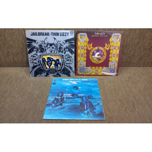 5 - Thin Lizzy - Jail Break 
Thin Lizzy - Johnny the Fox 
West Bruce and Lang - Why Dontcha