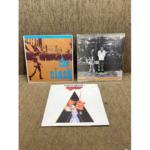 14 - The Clash - Black Market Clash 1980
Ian Dury - New boots and panties !! (cover worn)
Clockwork Orang... 