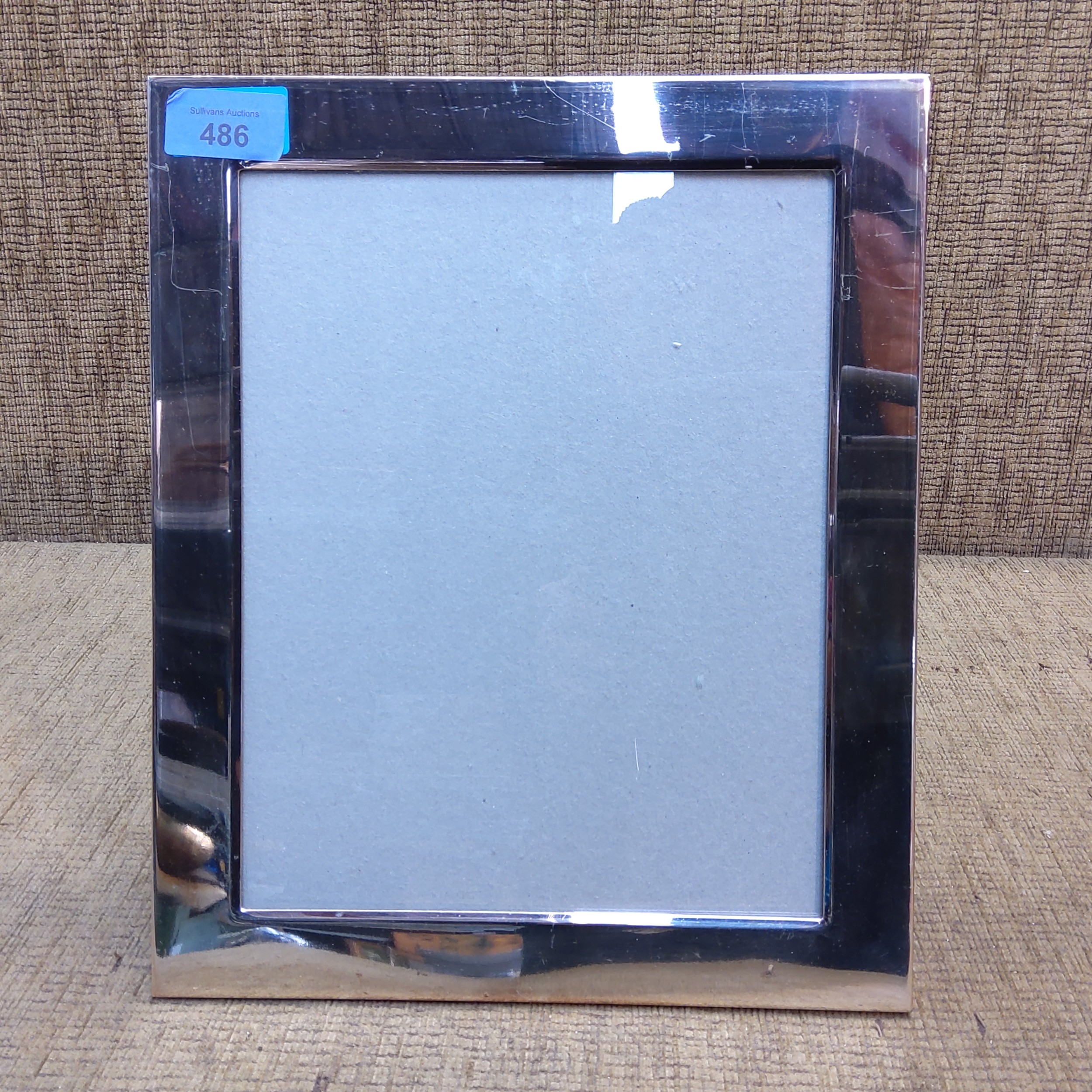 Large White metal picture frame 9" x 12".